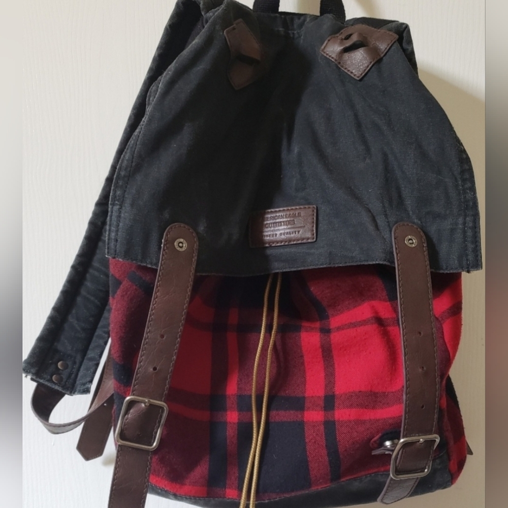 American Eagle Outfitters Flannel Backpack